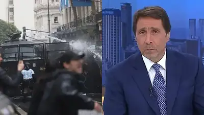 Feinmann volvió a justificar la represión durante la marcha por la Ley de Tierras. Feinmann volvió a justificar la represión durante la marcha por la Ley de Tierras.