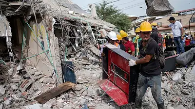 Continúa búsqueda de sobrevivientes tras terremoto en Colombia Continúa búsqueda de sobrevivientes tras terremoto en Colombia