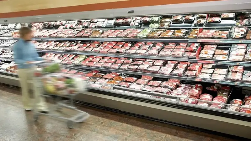Carne envasada.
