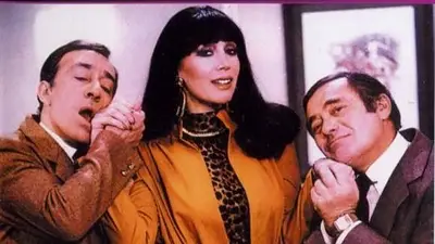 Alberto Olmedo y Moria Casán Alberto Olmedo y Moria Casán