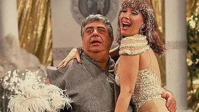 Jorge Porcel y Moria Casán. Jorge Porcel y Moria Casán.