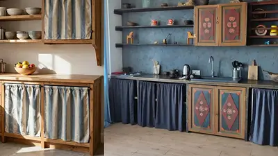 Cortinas en el bajomesada. Cortinas en el bajomesada.