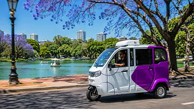 La Ciudad presentó los triciclos eléctricos: cómo funcionarán, precios y recorridos La Ciudad presentó los triciclos eléctricos: cómo funcionarán, precios y recorridos