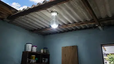 Botella para iluminar Botella para iluminar