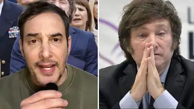 Rodrigo Lussich y Javier Milei Rodrigo Lussich y Javier Milei