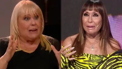Laura Ubfal y Moria Casán. Laura Ubfal y Moria Casán.