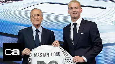 Dónde juega Franco Mastantuono tras su paso por Real Madrid Dónde juega Franco Mastantuono tras su paso por Real Madrid