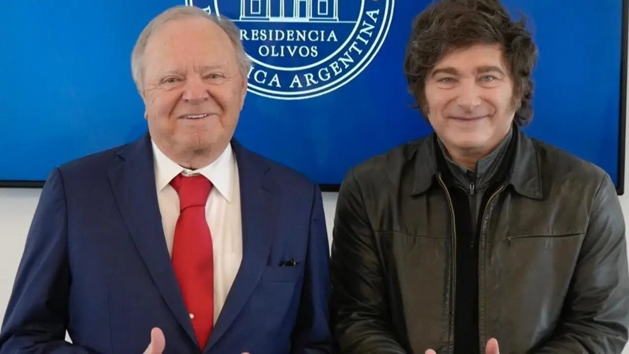  Harold Hamm y Javier Milei
