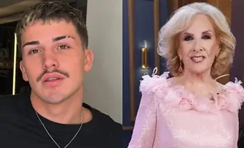 El hijo de Flor Peña vivió un incómodo momento con Mirtha Legrand | Farándula