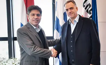 Kicillof se reunió con Yamandú Orsi en Uruguay: "Tenemos líneas de trabajo comunes" | Uruguay 