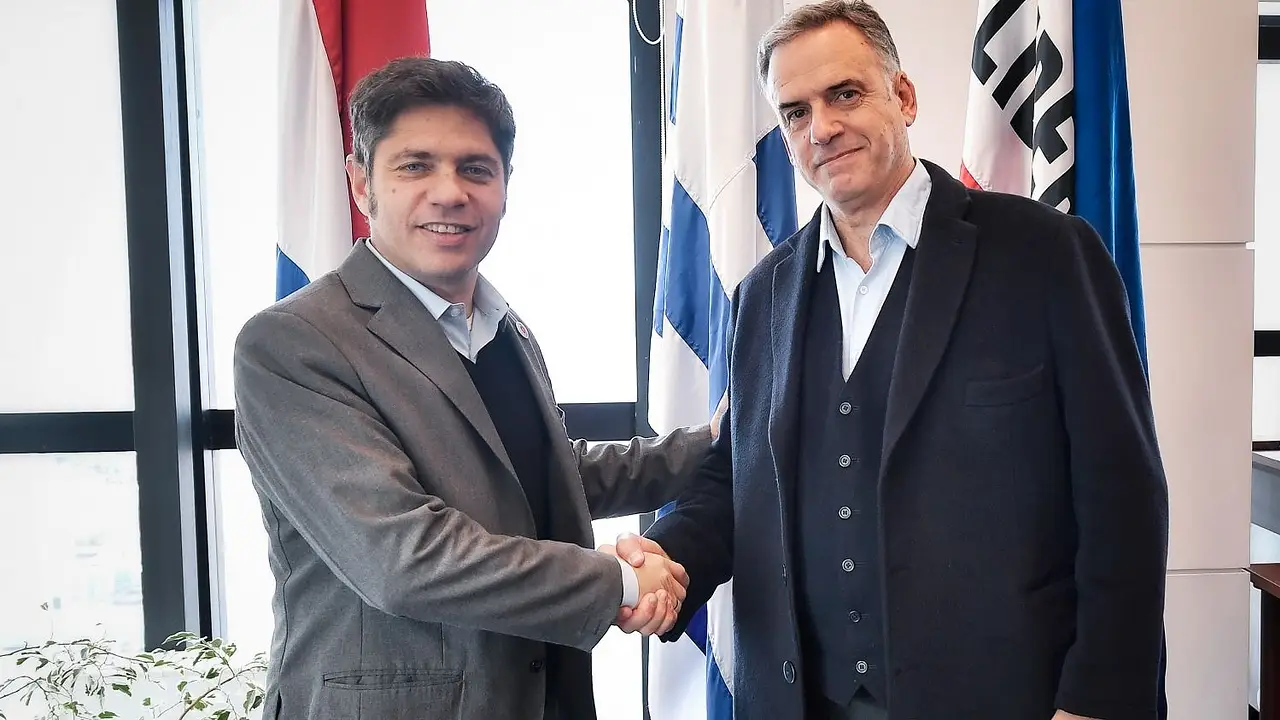 Kicillof se reunió con Yamandú Orsi en Uruguay: "Tenemos líneas de trabajo comunes"