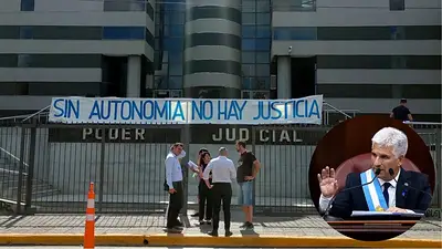 San Luis: judiciales acusan a Poggi de intervenir en la Justicia y maniobrar para no dar respuesta a la falta de salario San Luis: judiciales acusan a Poggi de intervenir en la Justicia y maniobrar para no dar respuesta a la falta de salario