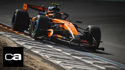 El MCL40 de Lando Norris. El MCL40 de Lando Norris.