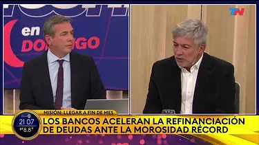 Un economista contra Milei y el récord de morosos: "No se puede negar la realidad"