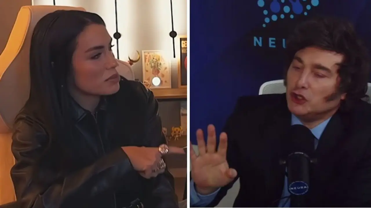 Lali Espósito y javier milei