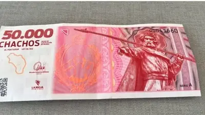 Debutó el billete de mayor denominación de los Chachos: cómo es el nuevo bono en circulación Debutó el billete de mayor denominación de los Chachos: cómo es el nuevo bono en circulación
