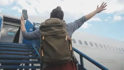 Viajes en avión. Viajes en avión.