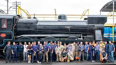 La historia de la Locomotora de 1927, rescatada en 1993 y que volvió a brillar La historia de la Locomotora de 1927, rescatada en 1993 y que volvió a brillar