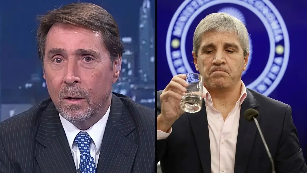Luis Caputo contra los periodistas: la encendida defensa de Eduardo Feinmann a las críticas del ministro de Economía