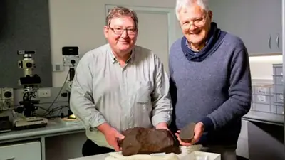 Creyó que había encontrado una piedra de oro, se la llevó a su casa y años después descubrieron que era un METEORITO: reveló un secreto de 4.600 millones de años Creyó que había encontrado una piedra de oro, se la llevó a su casa y años después descubrieron que era un METEORITO: reveló un secreto de 4.600 millones de años