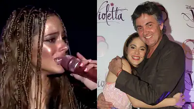 Tini Stoessel y Alejandro Stoessel. Tini Stoessel y Alejandro Stoessel.