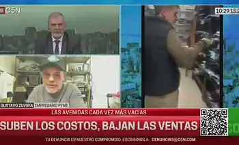 "La luz vino dos veces más": la queja de un comerciante en pleno móvil | C5n 
