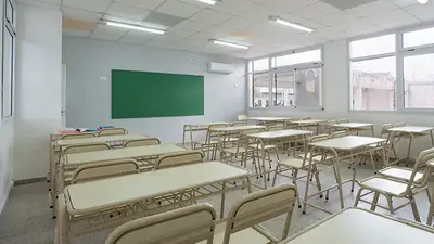 Tras el abandono de Nación, Kicillof retomó una obra clave educativa y sumó nuevas aulas Tras el abandono de Nación, Kicillof retomó una obra clave educativa y sumó nuevas aulas