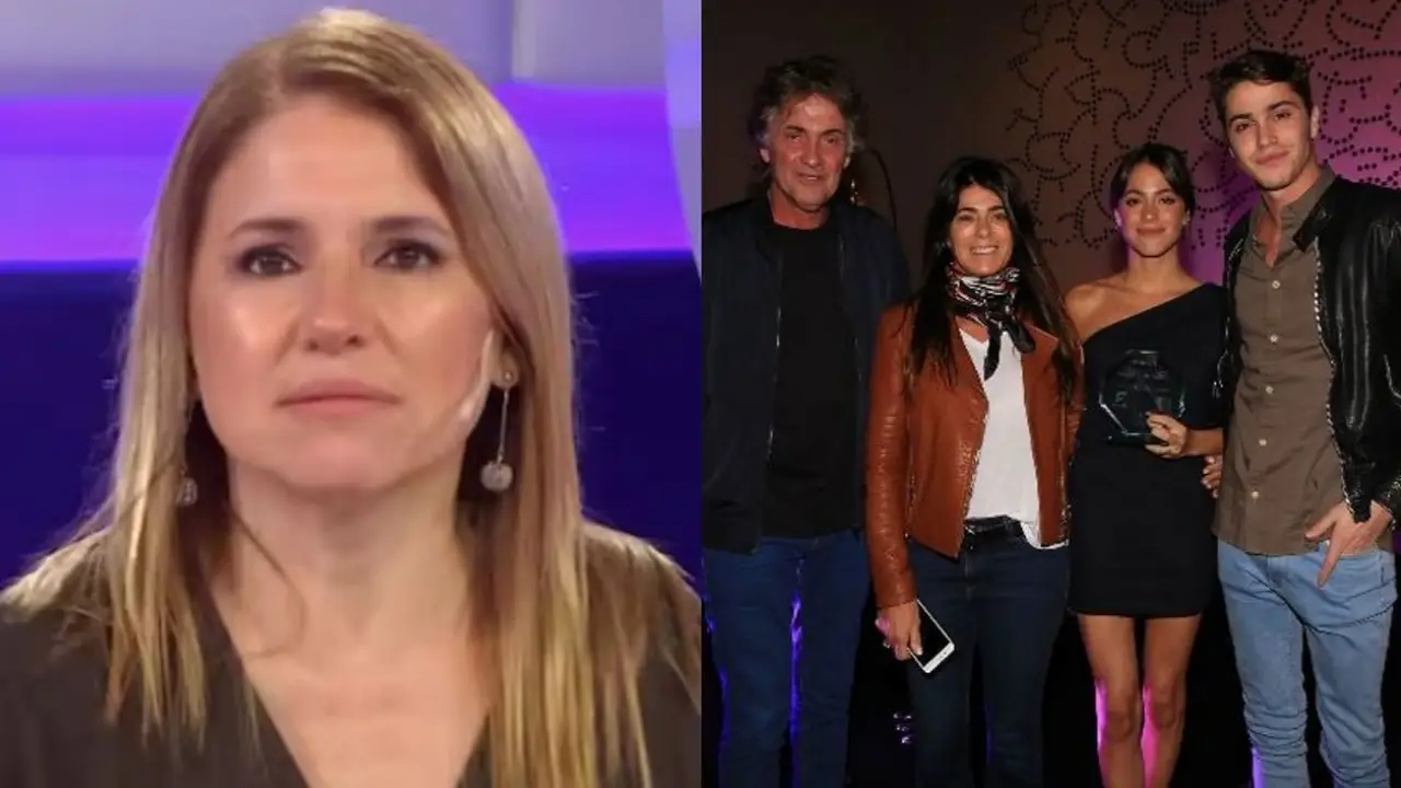 Fernanda Iglesias y la familia de Tini Stoessel.