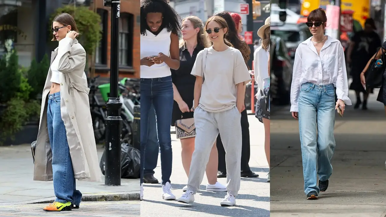 Hailey Bieber, Natalie Portman y Dakota Johnson.