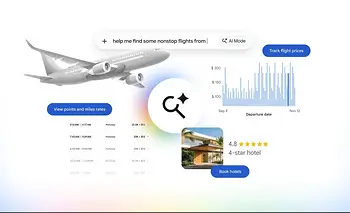 Modo IA de Google ya rastrea vuelos y canjea millas | Google