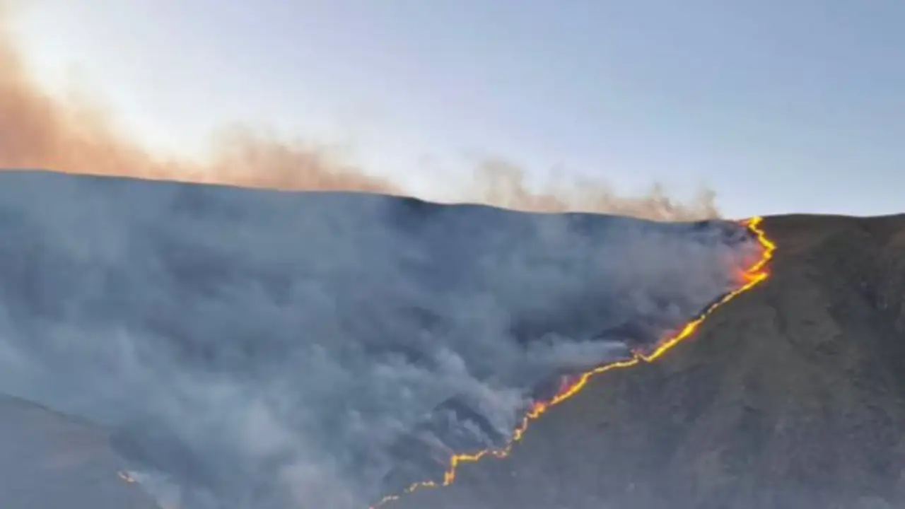 Un incendio forestal en Catamarca devoró 100 hectáreas en 24 horas y los brigadistas trabajan para controlarlo