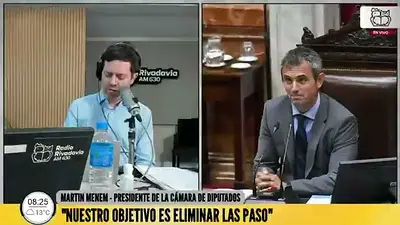 "El número está": la definición de Martín Menem sobre el futuro de las PASO "El número está": la definición de Martín Menem sobre el futuro de las PASO