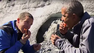 Obama participó de un reality de supervivencia extrema en Alaska Obama participó de un reality de supervivencia extrema en Alaska