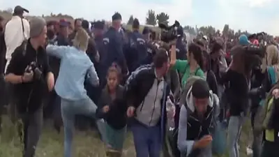 Habló la periodista húngara: asegura que "entró en pánico" Habló la periodista húngara: asegura que "entró en pánico"