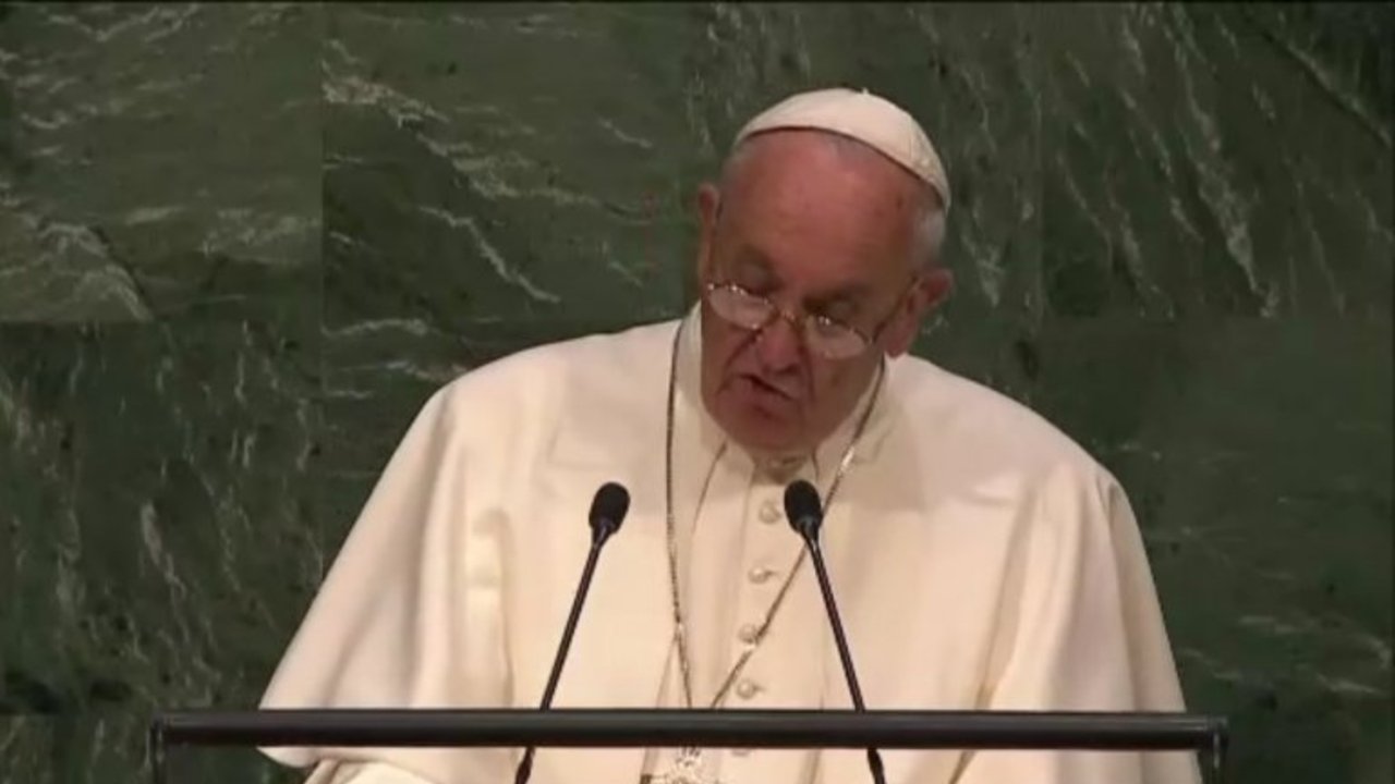 El Papa Francisco y un histórico discurso ante la ONU