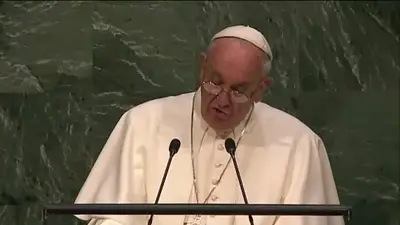 El Papa Francisco y un histórico discurso ante la ONU El Papa Francisco y un histórico discurso ante la ONU