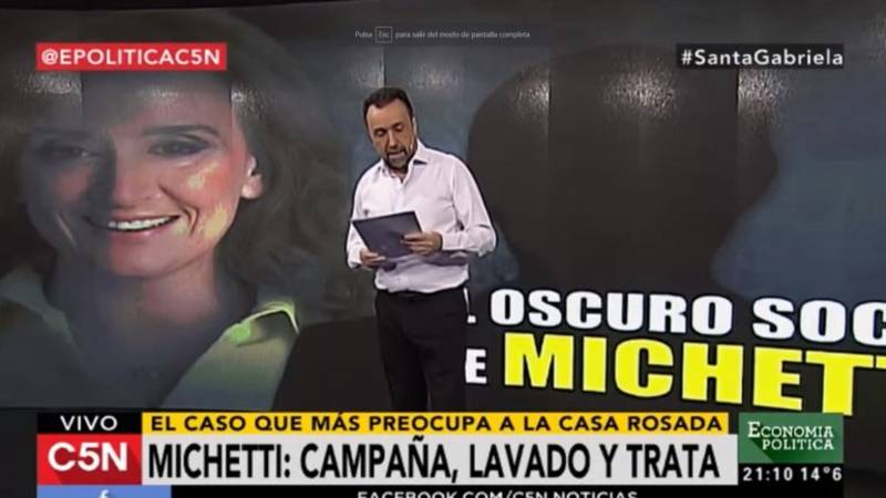 El editorial de Roberto Navarro: Michetti, campaña, lavado y trata El editorial de Roberto Navarro: Michetti, campaña, lavado y trata