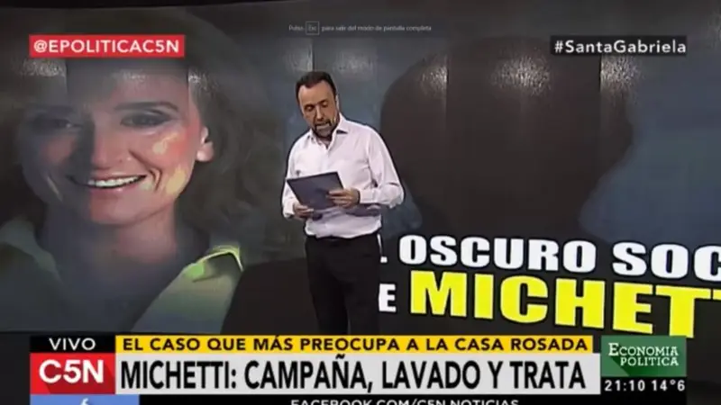 El editorial de Roberto Navarro: Michetti, campaña, lavado y trata El editorial de Roberto Navarro: Michetti, campaña, lavado y trata
