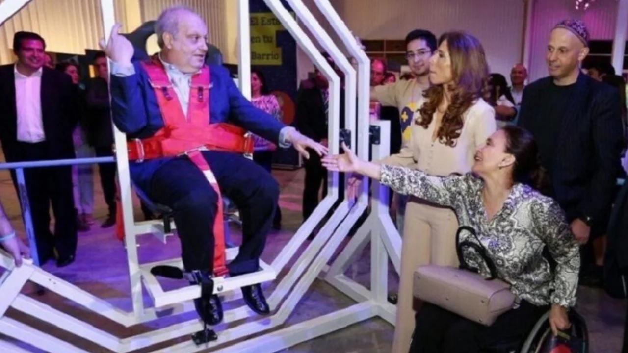 La insólita foto de Michetti y Lombardi