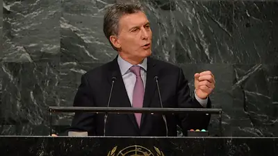 Macri usó su discurso en la ONU para fogonear la candidatura de Malcorra Macri usó su discurso en la ONU para fogonear la candidatura de Malcorra