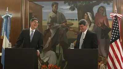 Prat Gay junto a Lew: "Estados Unidos es amigo del país" Prat Gay junto a Lew: "Estados Unidos es amigo del país"