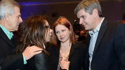 Sorpresivo encuentro entre Marcos Peña y Andrea del Boca Sorpresivo encuentro entre Marcos Peña y Andrea del Boca