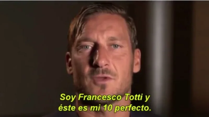 Totti eligió una parte de Messi y otra de Maradona para armar el 10 perfecto