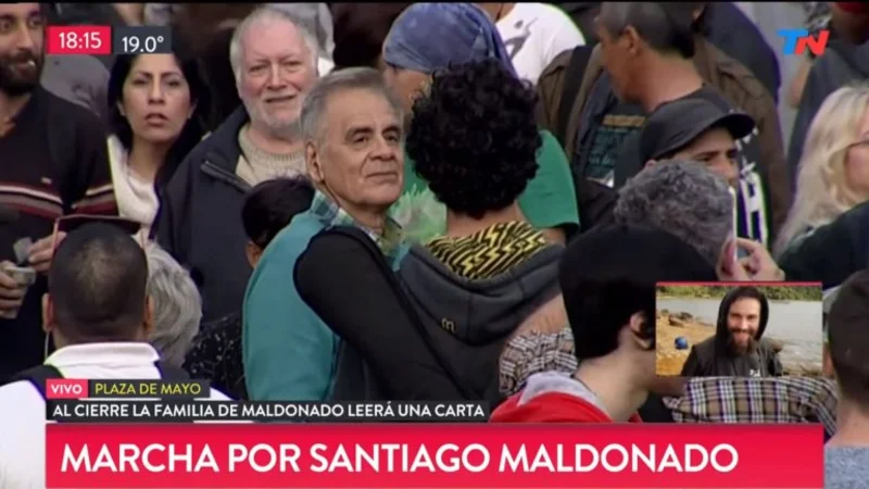 Agreden a un cronista de de TN en la marcha por Maldonado