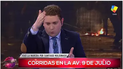 La nefasta teoría de Jonatan Viale sobre Maldonado para ensuciar al kirchnerismo La nefasta teoría de Jonatan Viale sobre Maldonado para ensuciar al kirchnerismo