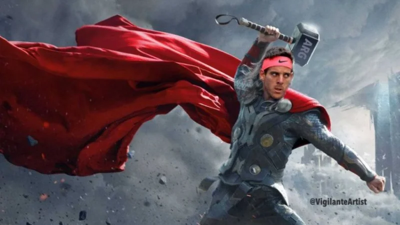 El desopilante mensaje de Thor a Del Potro