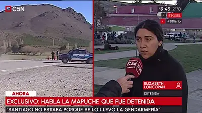 El crudo relato de la mapuche arrestada en un operativo en Esquel El crudo relato de la mapuche arrestada en un operativo en Esquel