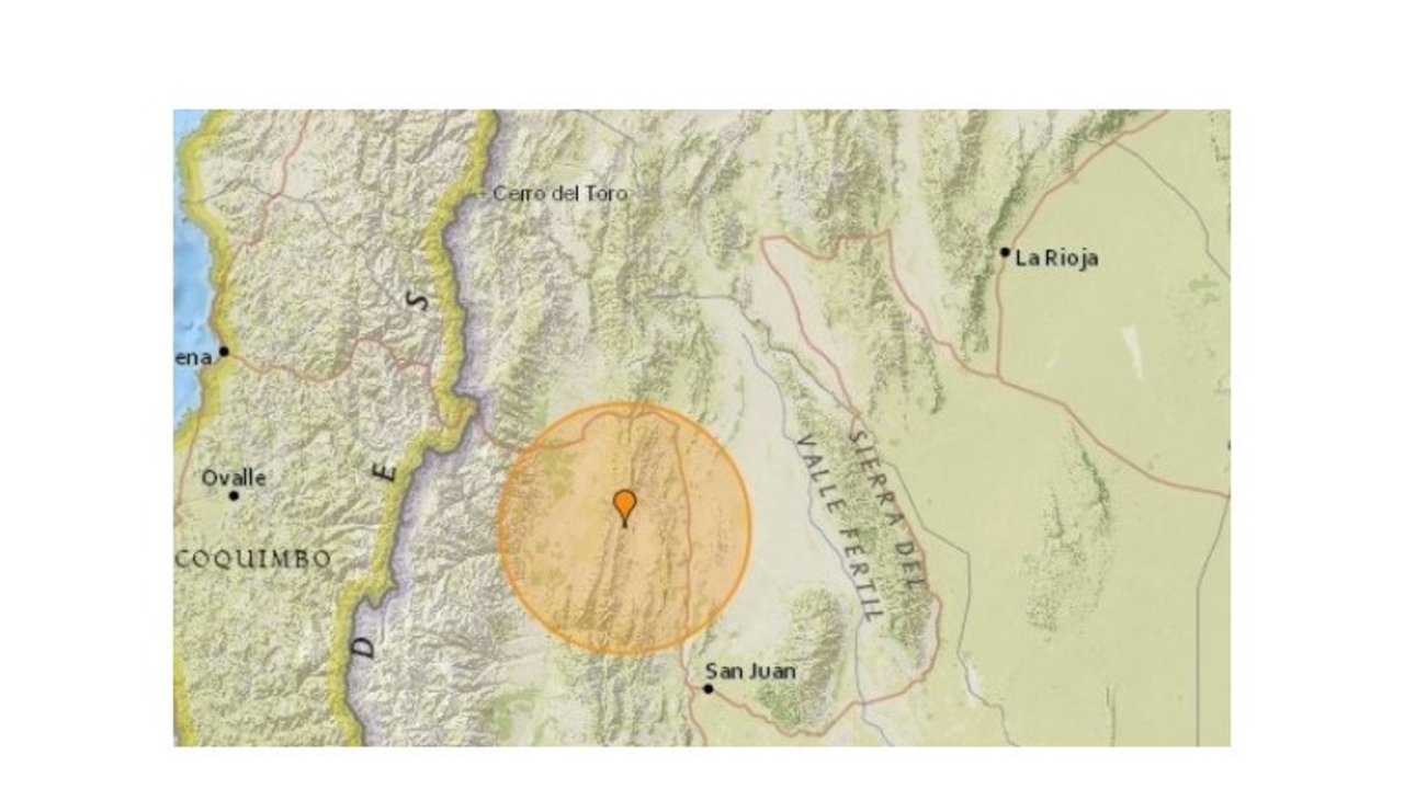 Un sismo de magnitud 5.3 estremeció San Juan y repercutió en Mendoza