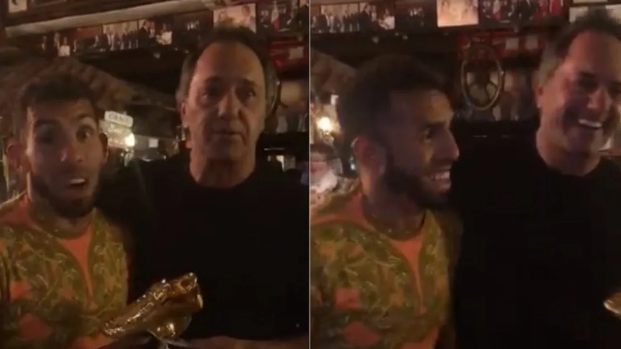 ¿Se dio vuelta? | La foto de Tévez con Daniel Scioli