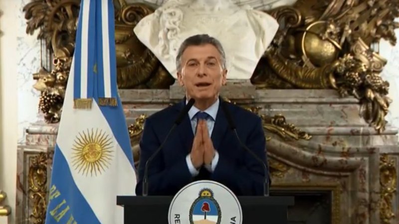 Macri: "En esta crisis se desataron todas las tormentas juntas"